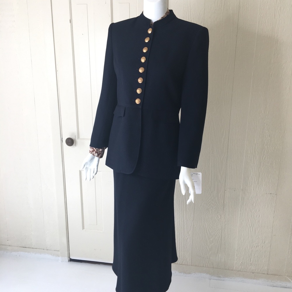 Vintage Ralph Lauren Military Jacket & Skirt Set 6